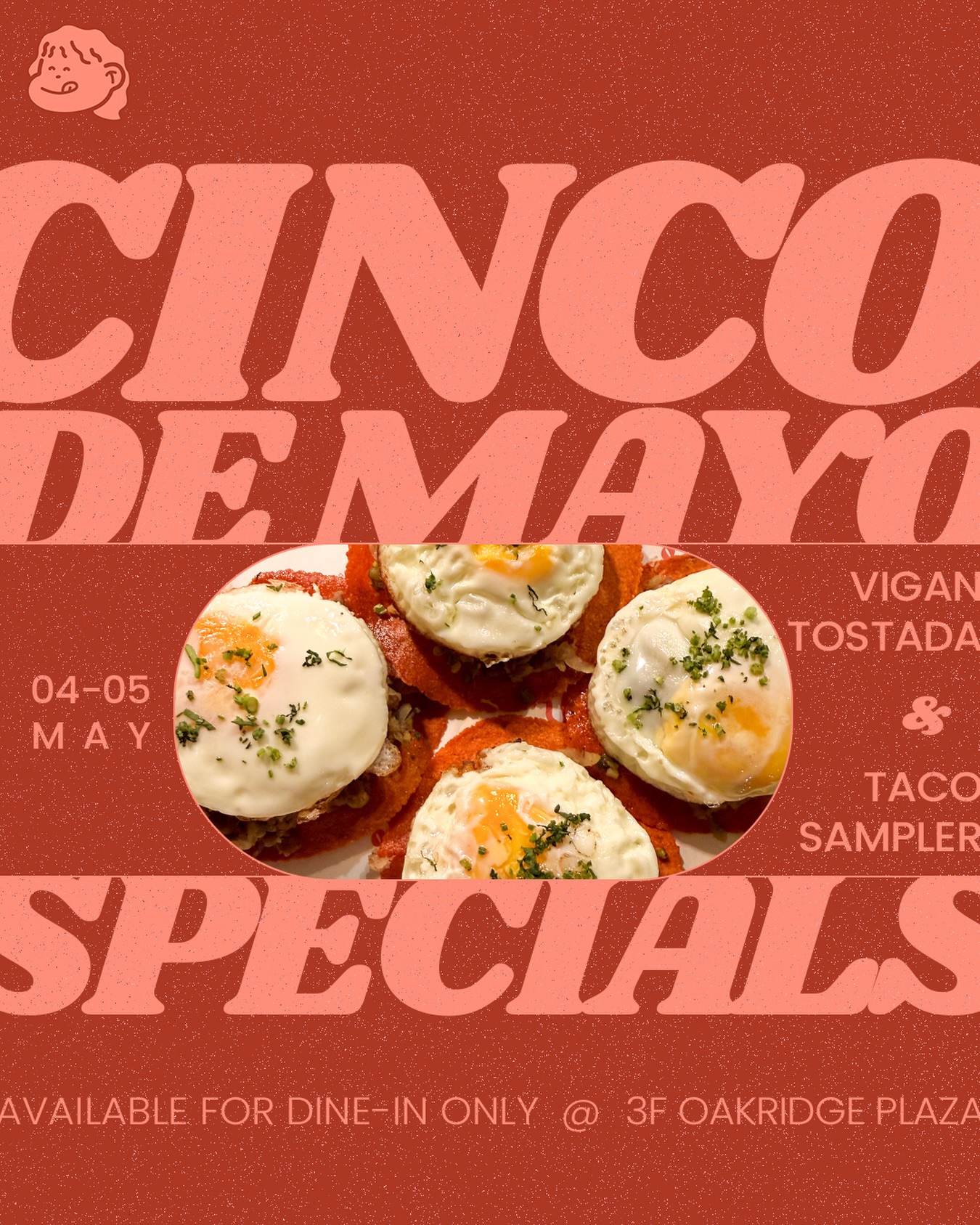 Tequero Tacos Cinco de Mayo celebration — Vigan Tostada and Taco Sampler specials at Oakridge Plaza